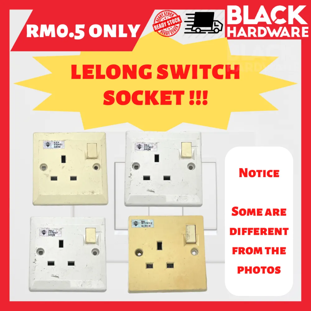 PROMOTION SWITCH SOCKET SIRIM 3 PIN