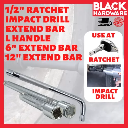 RATCHET EXTEND BAR 6INCH 12INCH L HANDLE