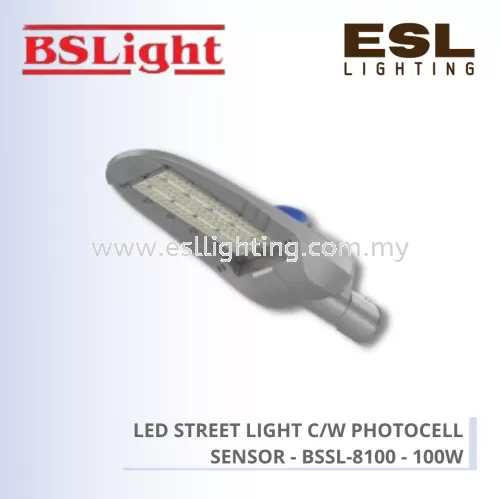 BSLIGHT LED STREET LIGHT C/W PHOTOCELL SENSOR 100W - BSSL-8100
