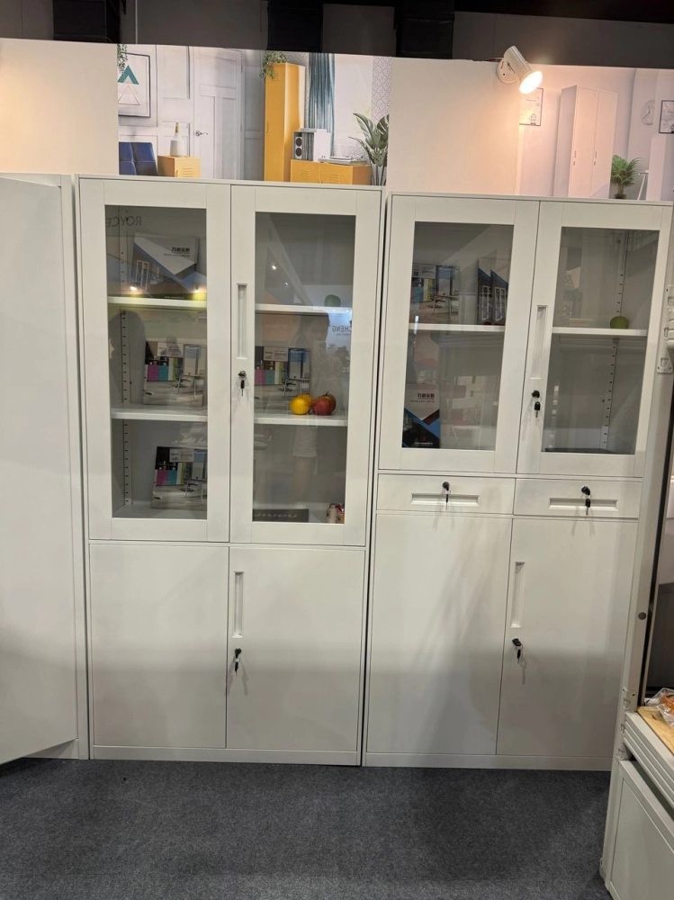 CLEARANCE STOCK!!! Steel Metal Office Cabinet At Low Price | 6 Compartment | Display Steel Cabinet | Full height Cabinet | Office Furniture | Office Metal Steel Equipment Furniture | Malaysia | KL | Cyberjaya | 
