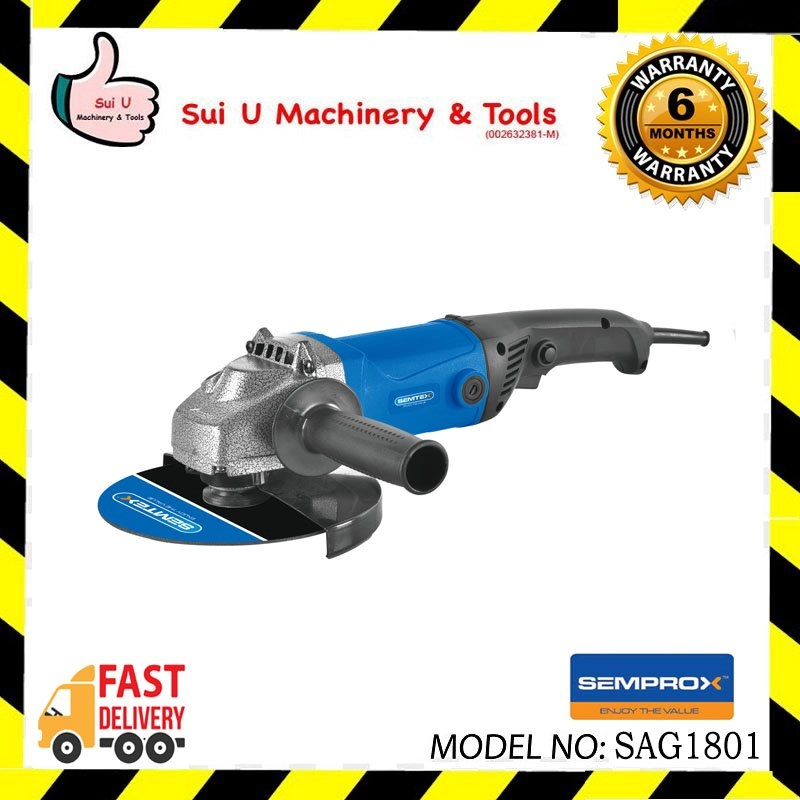 SEMPROX SAG1801 Angle Grinder 180mm 2400W