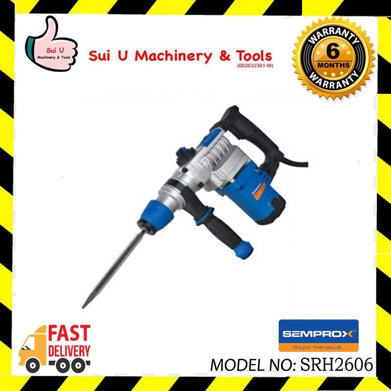 SEMPROX SRH2606 2-Function Rotary Hammer 28mm 900W