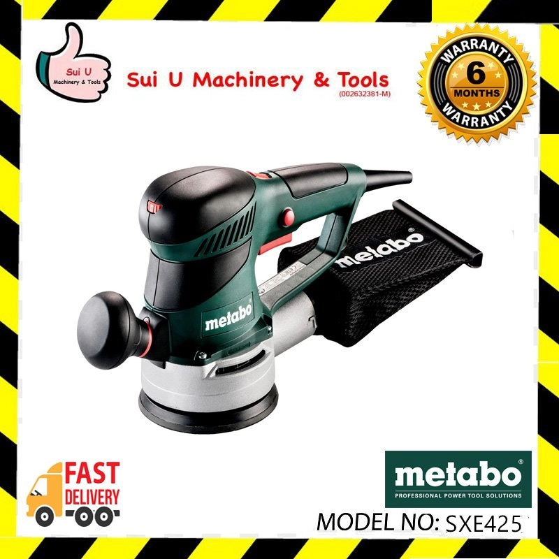 METABO SXE425 Turbo Tec Random Orbital Sander 125mm 320W 600131000