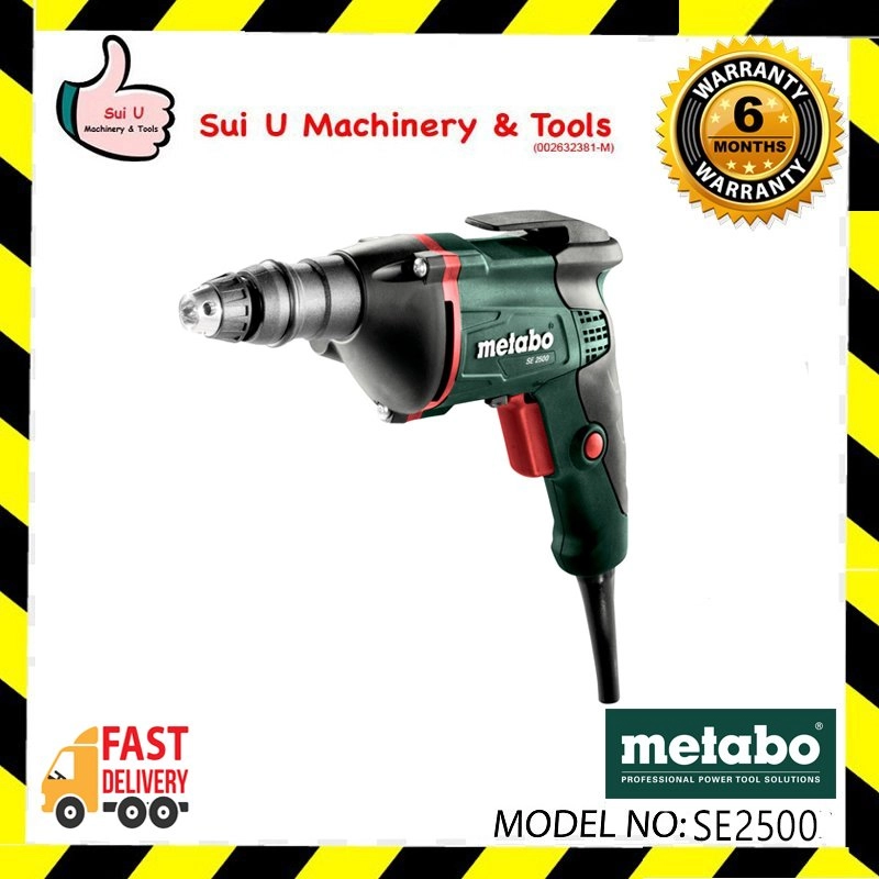 METABO SE2500 Drywall Screwdriver (1/4") 2500rpm (620044000)