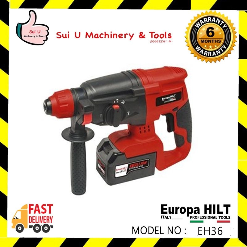 EUROPA HILT EH36 Cordless Rotary Hammer 20V