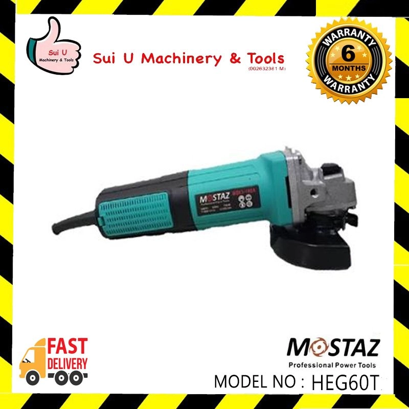 MOSTAZ MS03-100A Angle Grinder 100mm (4") 750w