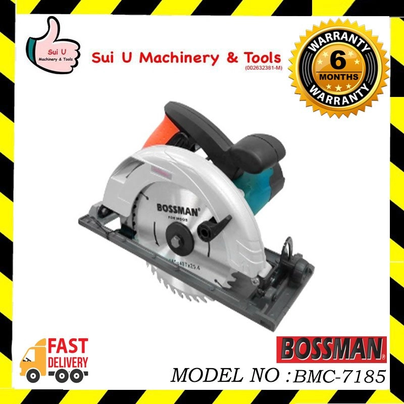 BOSSMAN BMC-7185 / BMC7185 Circular Saw 185mm 1680W