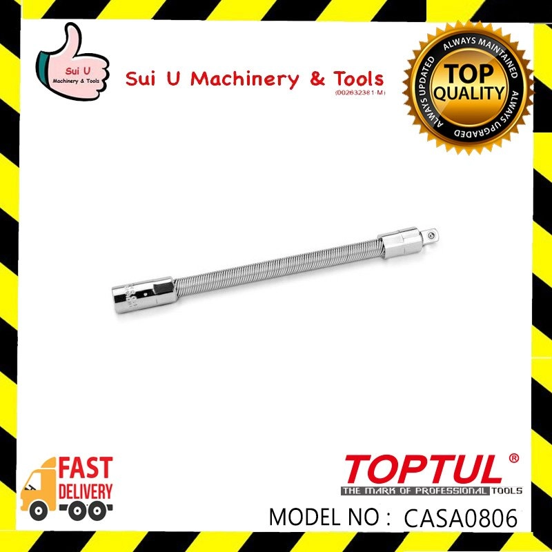 TOPTUL CASA0806 FLEXIBLE EXTENSION BAR 1/4" 6"