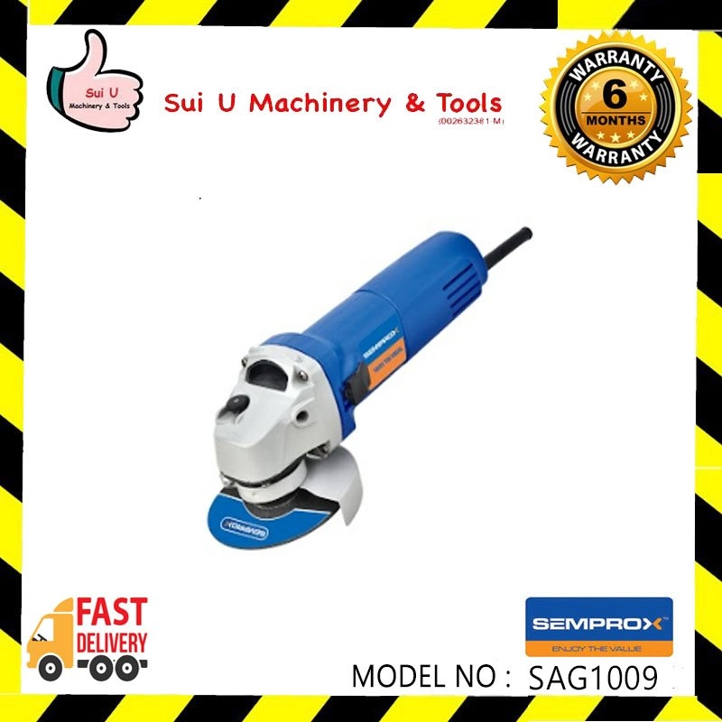 SEMPROX SAG1009 Angle Grinder (Variable Speed) 710w 100mm