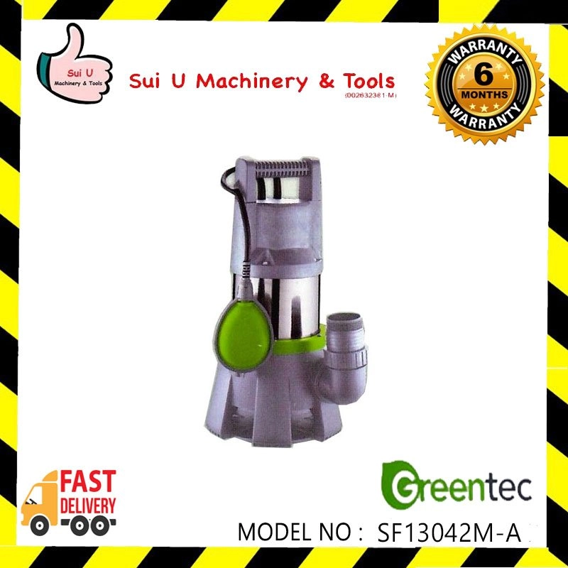 GREENTEC SF13042M-A Submersible Pump 1300w 2"