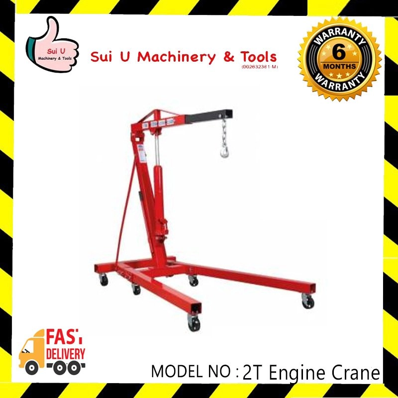 Ezylif 2ton Hydraulic Engine Crane 90kg