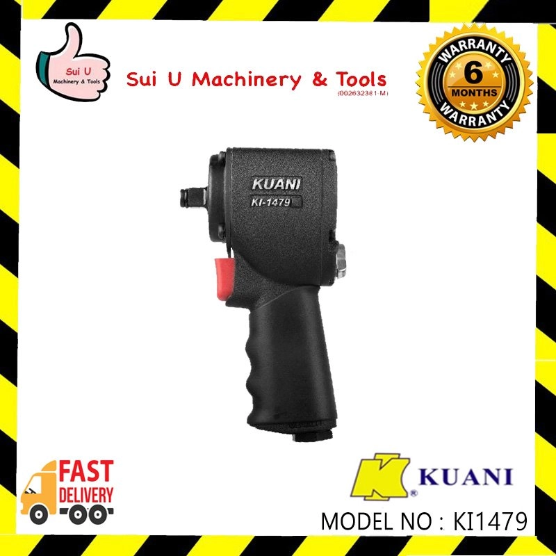 Kuani KI1479 1/2" SQ. DR. Super Duty Air Impact Wrench