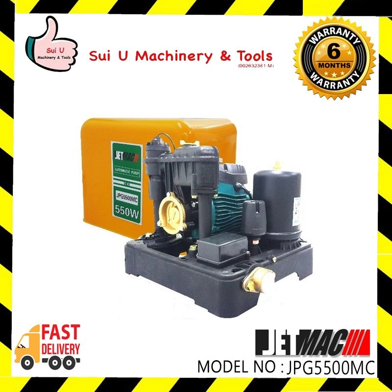 JETMAC JPG5500MC Automatic Water Pump with Cover