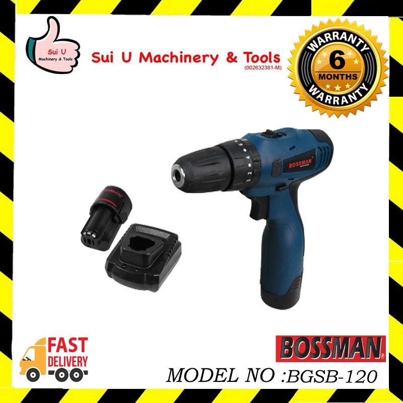 BOSSMAN BGSB-120 12V Li-ion Cordless Impact Drill