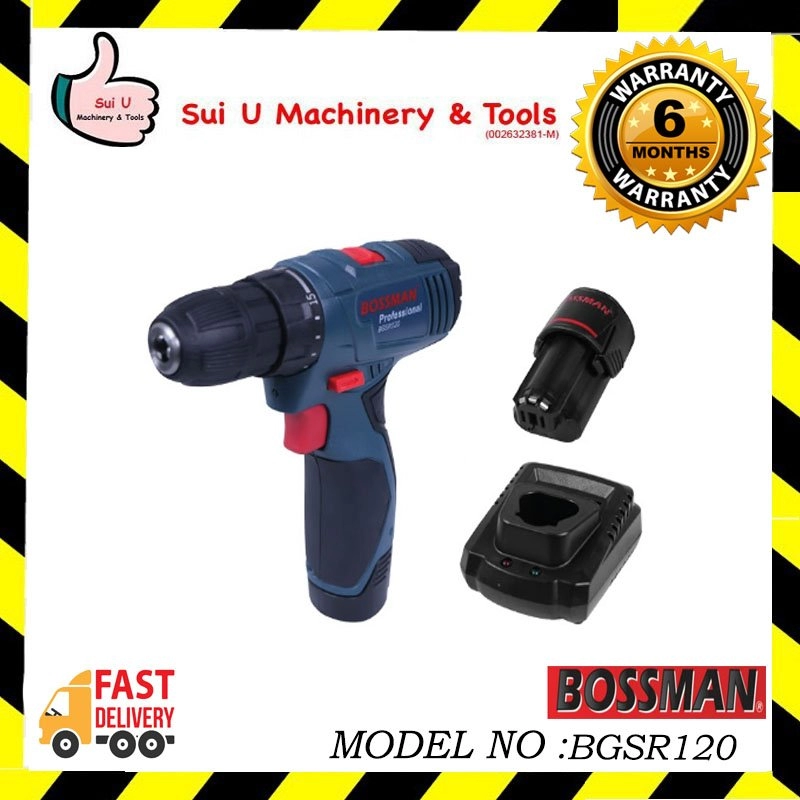 BOSSMAN BGSR120 Lithium-lon Cordless Drill 12v