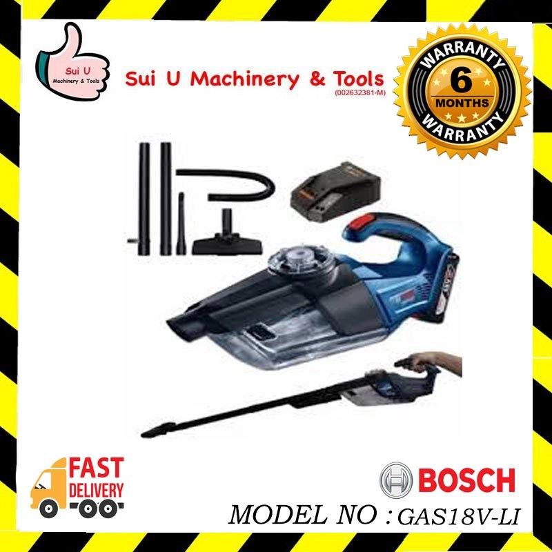 BOSCH GAS18V-Li 18V Cordless Vacuum Cleaner Set