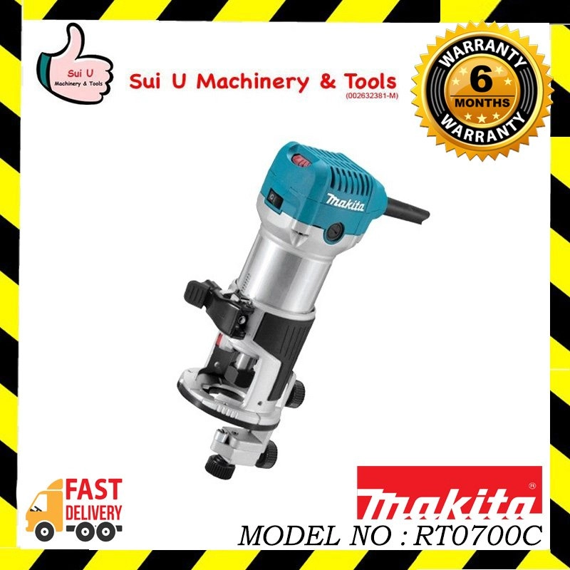 MAKITA RT0700C Trimmer 710w 6mm/8mm