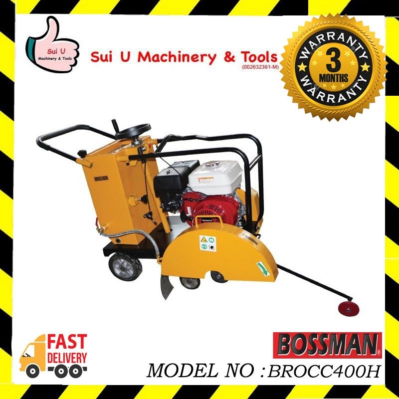 BOSSMAN BROCC400H 4-Stroke Gasoline Engine Concrete Road Cutter (Engine Oil)