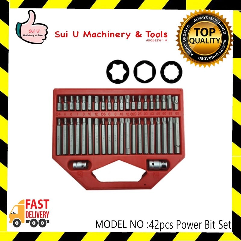 42PCS Power Bit Set with Case