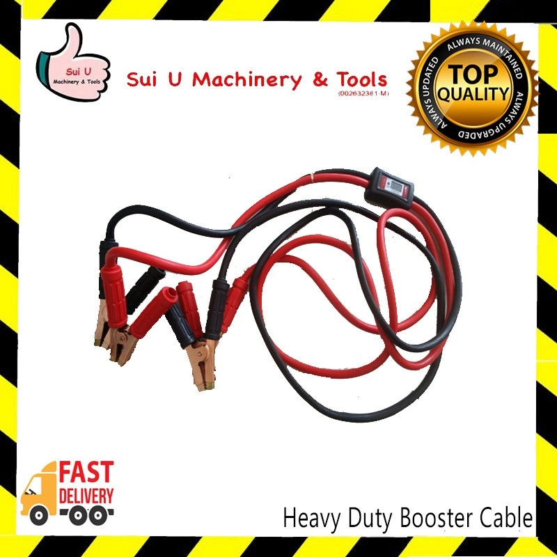 Heavy Duty Booster Cable with Meter 500Amp 3M