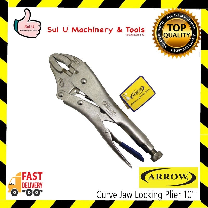 ARROW A41000 Curve Jaw Locking Plier 10"