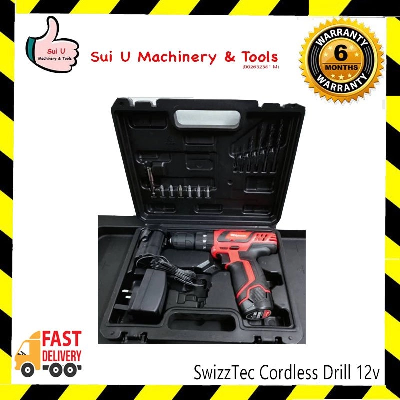 SWIZZ TEC SW12V 12V Cordless Driver Drill