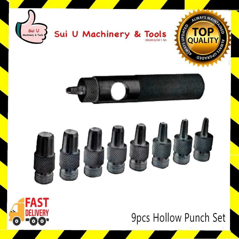 Hollow Punch Set 9pcs