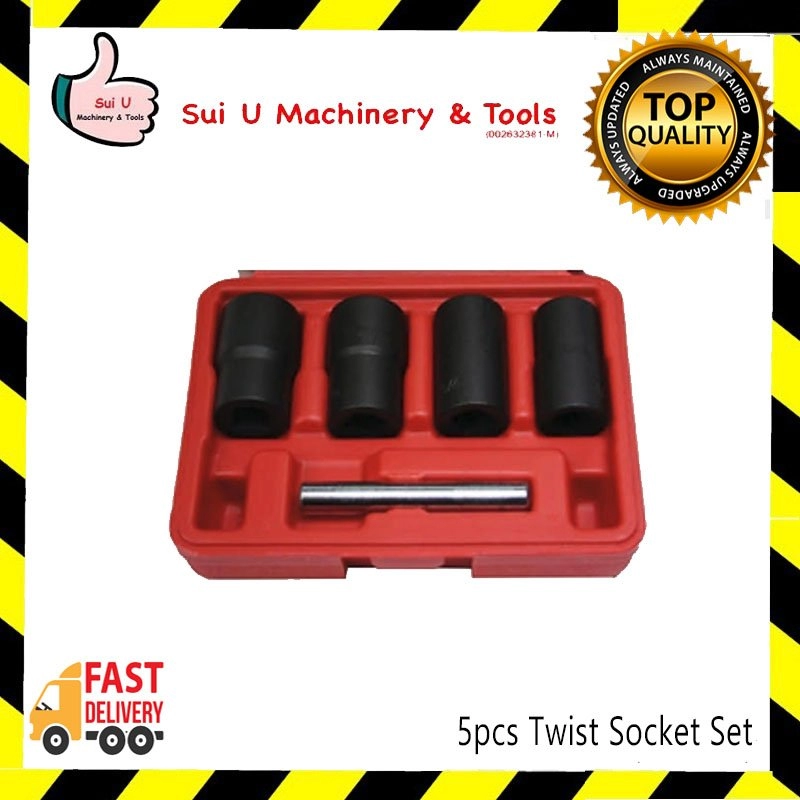 5PCS Twist Socket Set