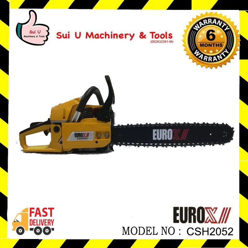 EUROX CSH2052 20" Gasoline Chain Saw 52CC