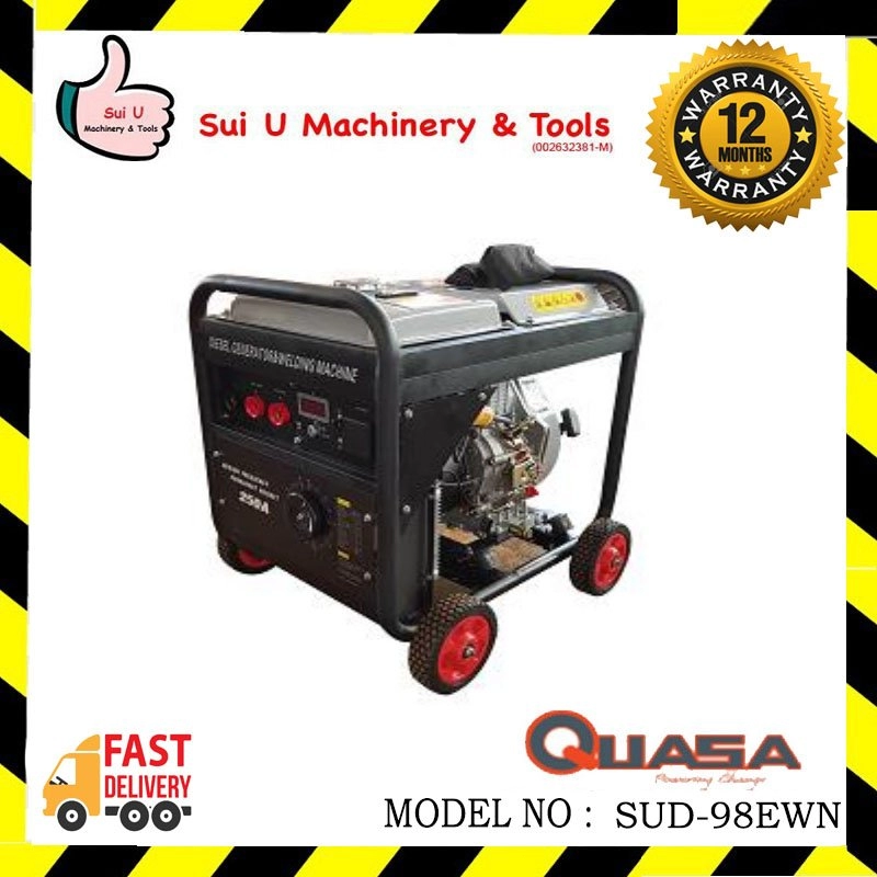 QUASA SUD-98EWN MMA Welder Generator 250 AMP