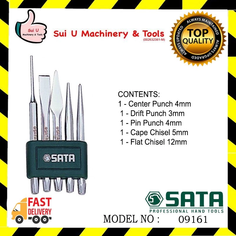 SATA 09161 5 PCS Punch Set