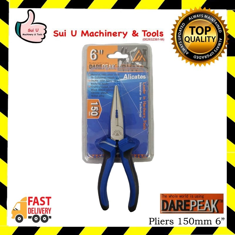 DAREPEAK Long Nose Pliers 150mm 6"