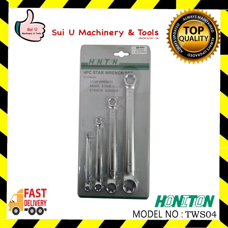 HONITON TWS04 Star Wrench Set 4pcs