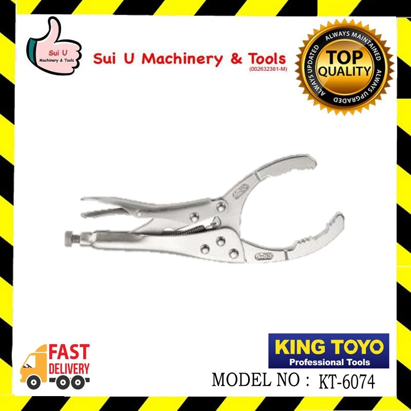 KING TOYO KT6074 / KT-6074 Oil Filter Master Plier 53mm-118mm