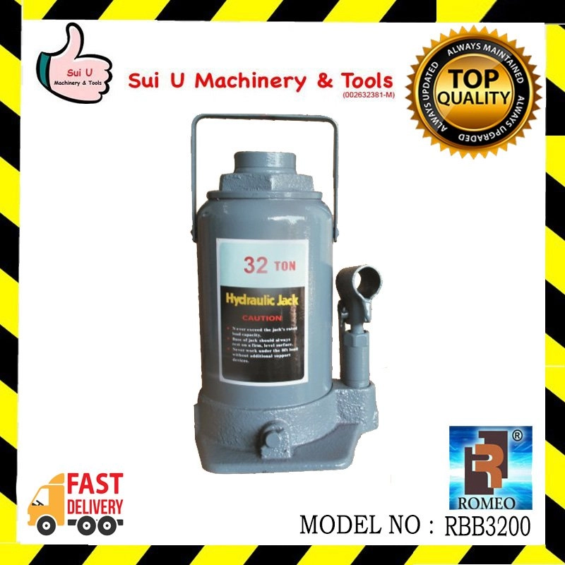 ROMEO RBB3200 32 Ton / 32Ton Hydraulic Bottle Jack