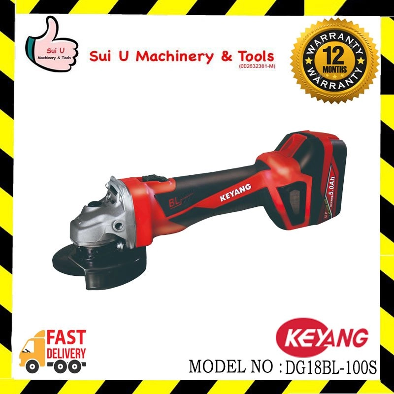 KEYANG DG18BL-100S Cordless Grinder 18V