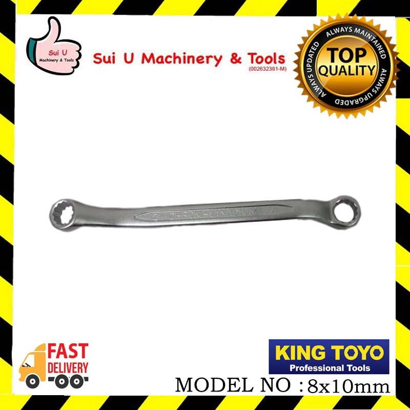 KING TOYO KTDR-0810 / 1012/ 1214/ 1417 Ring Wrench 8x10MM / 10x12MM / 12x14MM / 14x17MM