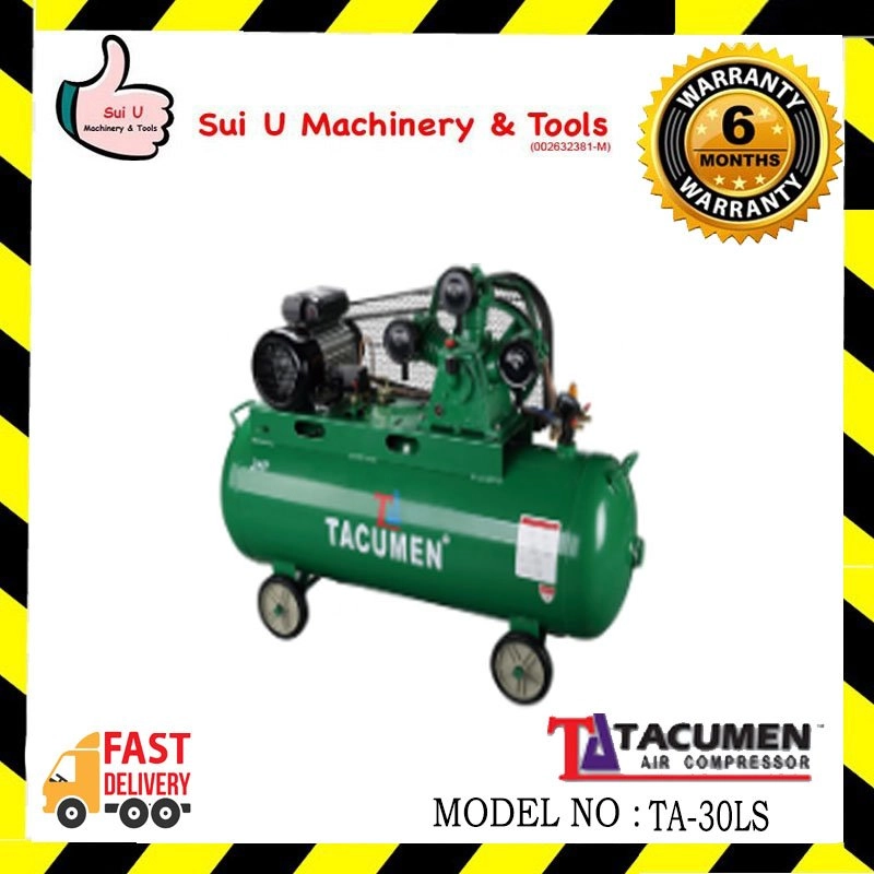 TACUMEN TA-30LS 150L 3HP Belt Driven Air Compressor 8bar