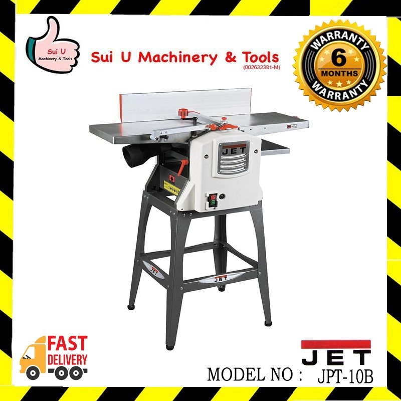 JET JPT-10B Planer and Thicknesser with Stand