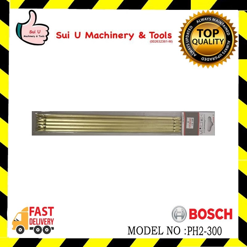 BOSCH 2608522259 PH2-300 Gold Bosch Magnetised Screwdriver Bit