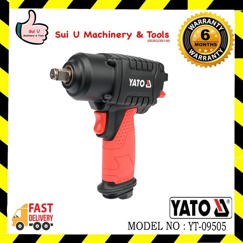 YATO YT-09505 Two Hammer Air Impact Wrench 1/2"