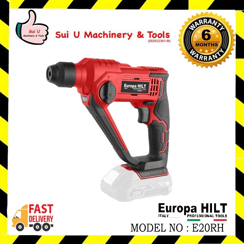 Europa Hilt E20RH 1.1J Cordless Rotary Hammer (Solo - No Battery & Charger)