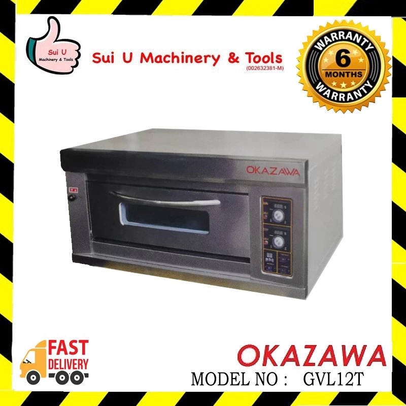 OKAZAWA GVL12T Industrial Gas Oven 1Layer 2Tray
