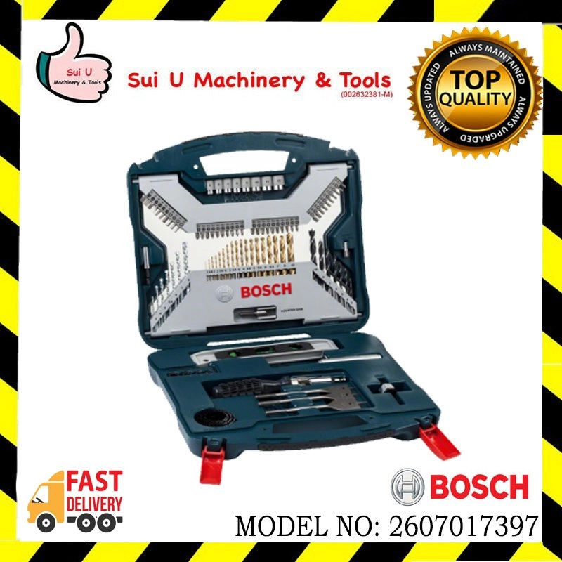 BOSCH 2607017397 100-piece Bosch X-Line Drill Bit Set