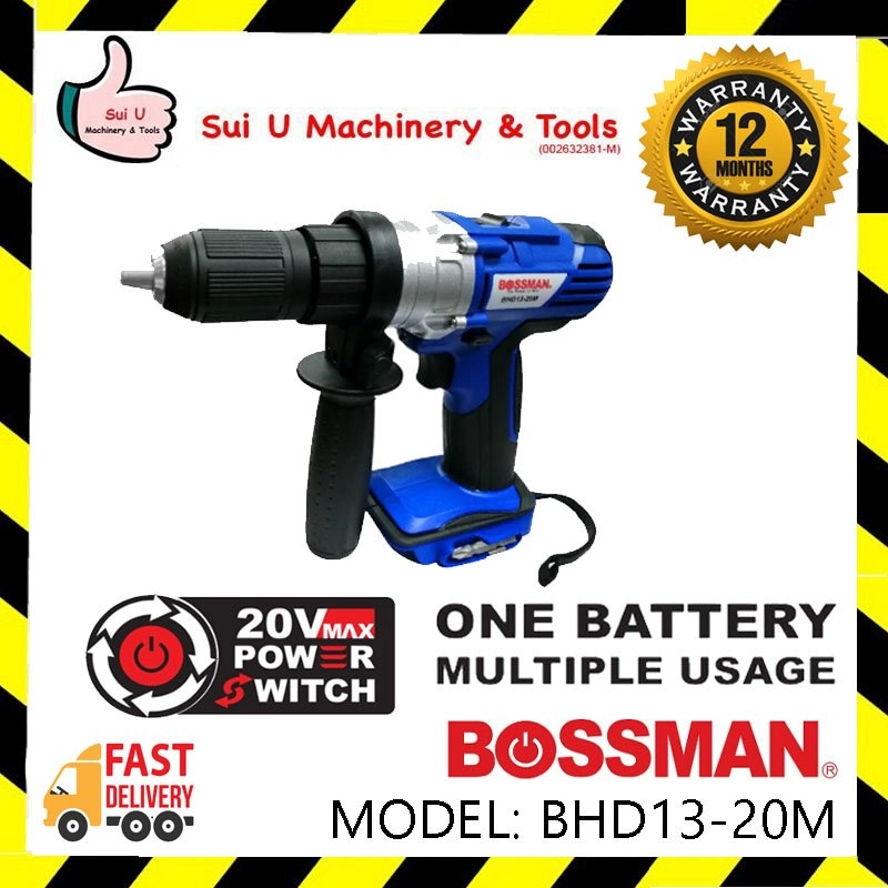 Bossman BHD13-20M 20V Cordless Hammer 1200rpm (SOLO -  Without Battery & Charger )