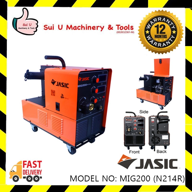 JASIC MIG200 (N214R / JN214R) 150AMP Welding Machine with 4 wheels