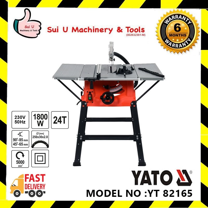 YATO YT-82165 / YT82165 / YT 82165 Table Saw 1800w