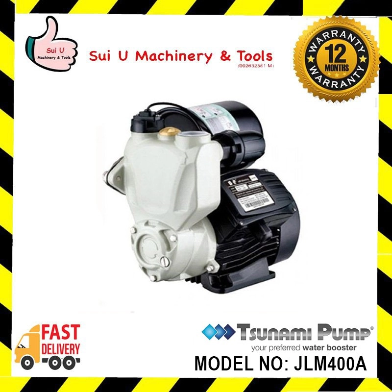 TSUNAMI PUMP JLM 400A / JLM400A / JLM-400A 400W Intelligent Automatic Self-Priming Jet Pump