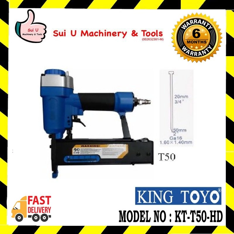KING TOYO KT-T50-HD Air Nailer/Stapler 20-50MM