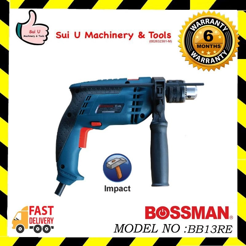 BOSSMAN BB13RE 1/2” Impact Drill Set 600W